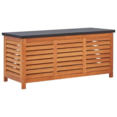 Ladă depozitare grădină - 117x50x55 cm - lemn masiv de eucalipt