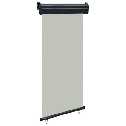 Copertină laterală de balcon - gri - 100 x 250 cm