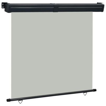 Copertină laterală de balcon - gri - 165 x 250 cm