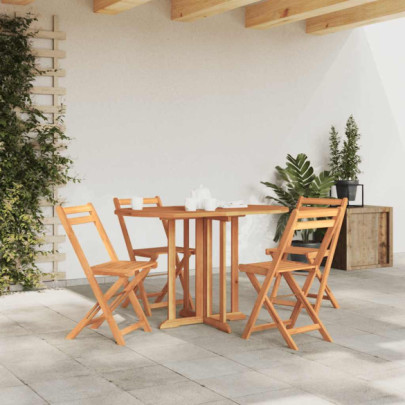 Masă grădină pliabilă - fluture - 120x70x75 cm - lemn masiv de tec