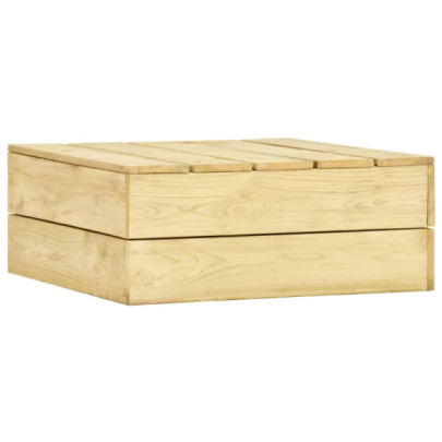 Masă de grădină - 75 x 75 x 31 cm - lemn de pin tratat