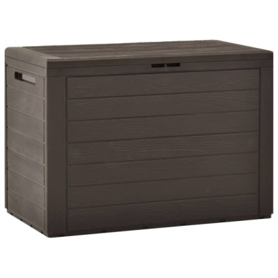 Ladă de depozitare pentru grădină - maro - 78 x 44 x 55 cm