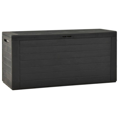 Ladă de depozitare pentru grădină - antracit - 116 x 44 x 55 cm