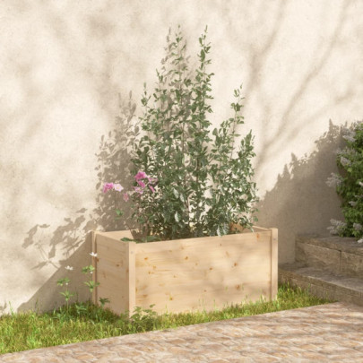 Jardinieră de grădină - 100x50x50 cm - lemn masiv de pin