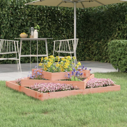 Jardinieră - 112x112x27 cm - lemn masiv douglas