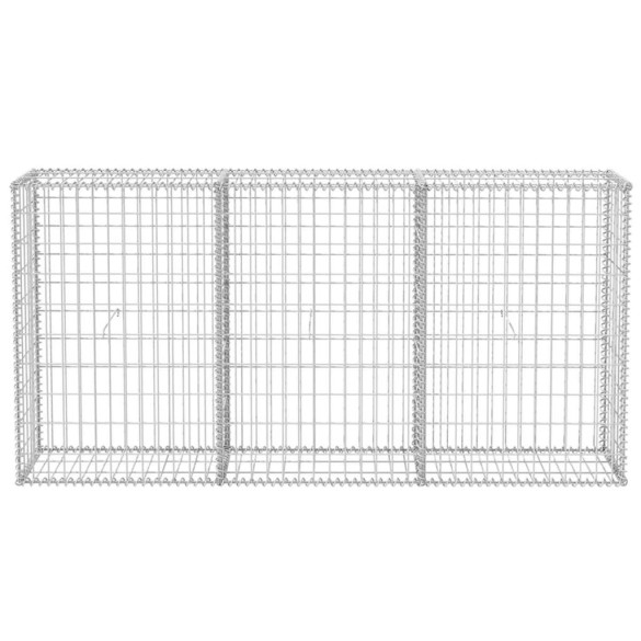 Coș gabion - 200 x 30 x 100 cm - oțel galvanizat