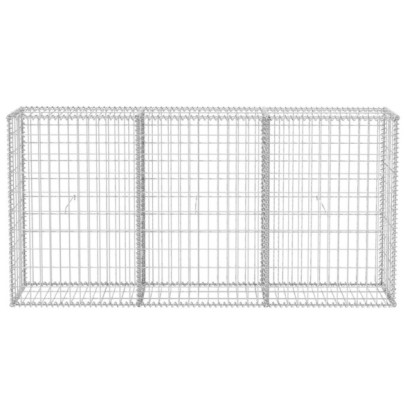 Coș gabion - 200 x 30 x 100 cm - oțel galvanizat