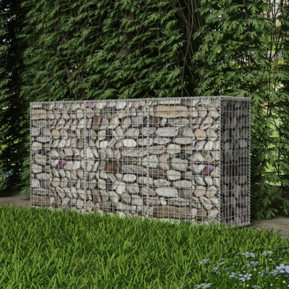 Coș gabion - 200 x 50 x 100 cm - oțel galvanizat