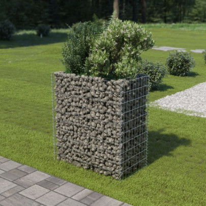 Strat înălțat gabion - 90x50x100 cm - oțel galvanizat