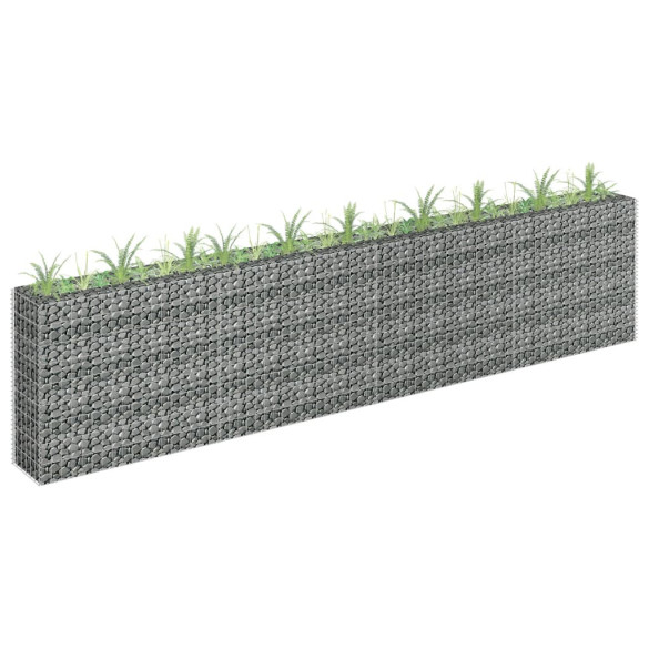 Strat înălțat gabion - 360 x 30 x 90 cm - oțel galvanizat