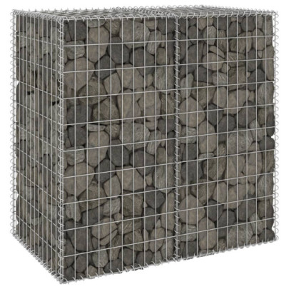 Perete gabion cu capace - 100 x 60 x 100 cm - oțel galvanizat