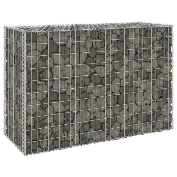 Perete gabion cu capace - 150 x 60 x 100 cm - oțel galvanizat