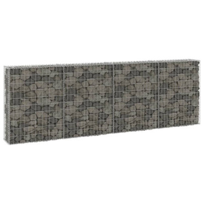 Perete gabion cu capace - 300 x 30 x 100 cm - oțel galvanizat