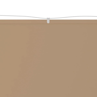 Copertină verticală - gri taupe - 140x360 cm - țesătură oxford