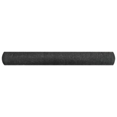 Plasă protecție intimitate - negru - 3,6x10 m - HDPE - 150 g/m²