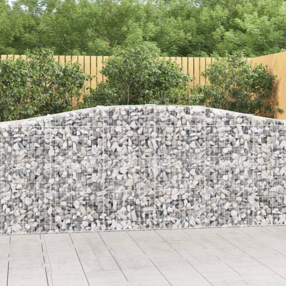 Coș gabion arcuit 400x50x100/120 cm fier galvanizat