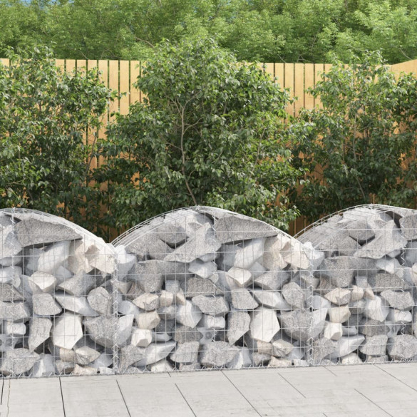 Coș gabion arcuit - 100x50x60/80 cm - fier galvanizat