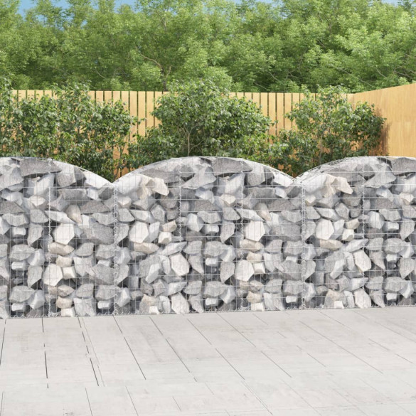 Coș gabion arcuit - 150x50x100/120 cm - fier galvanizat