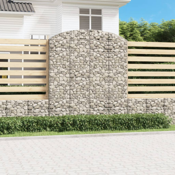 Coș gabion arcuit - 200x30x220/240 - fier galvanizat