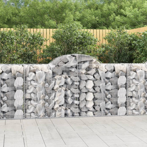 Coș gabion arcuit 200x50x100/120 cm fier galvanizat