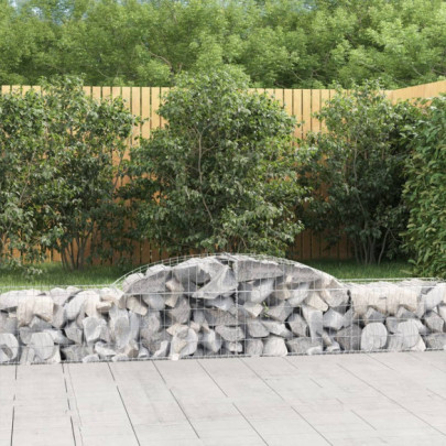 Coș gabion arcuit - 300x50x40/60 cm - fier galvanizat