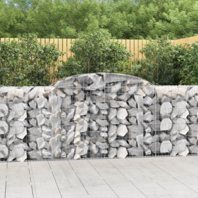 Coș gabion arcuit - 300x50x100/120 cm - fier galvanizat