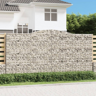 Coș gabion arcuit 400x30x200/220 cm fier galvanizat