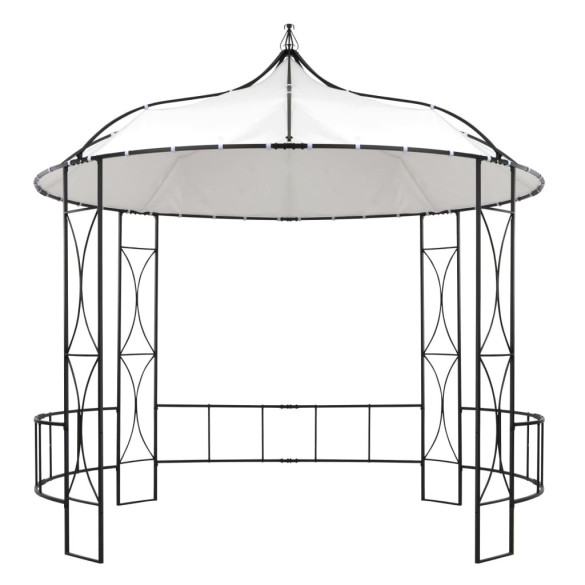 Pavilion - alb - 300 x 290 cm - rotund