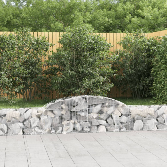 Coșuri gabion arcuite - 2 buc. - 300x30x40/60 cm - fier galvanizat