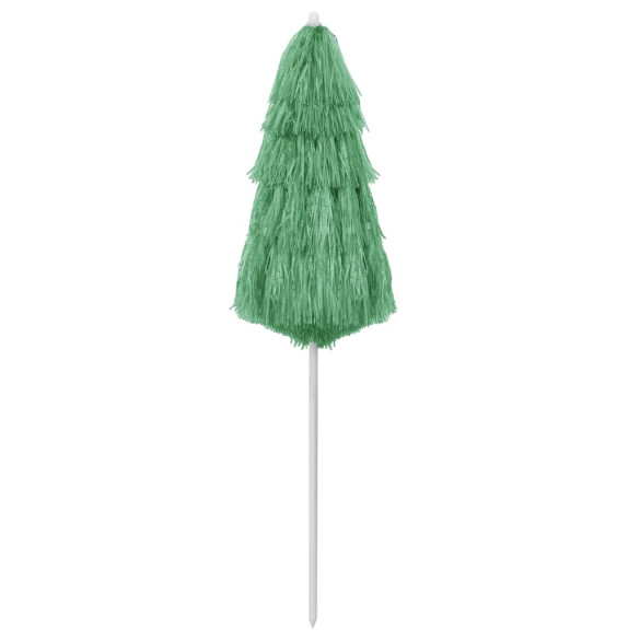 Umbrelă de plajă Hawaii - verde - 180 cm