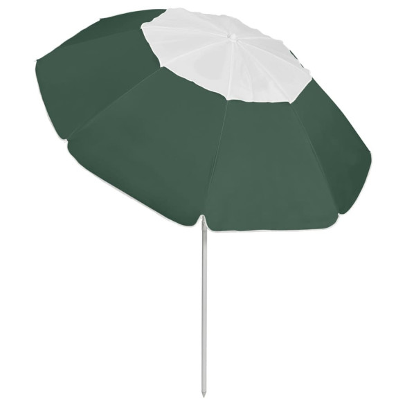 Umbrelă de plajă - verde - 300 cm