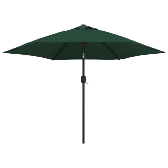 Umbrelă de soare cu stâlp din oțel 3 m - Verde