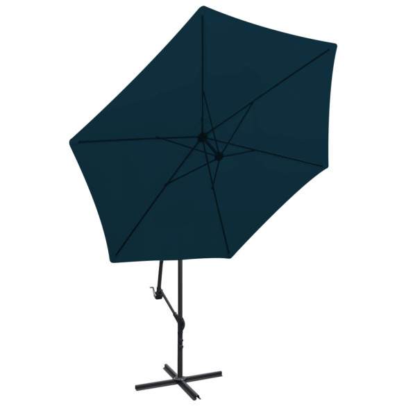 Umbrelă de soare suspendată - 3 m - albastru