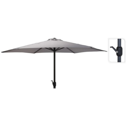 Umbrelă de soare Monica - gri deschis - 270 cm