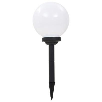 Lămpi solare de exterior cu LED - 3 buc - 20 cm - RGB - sferic