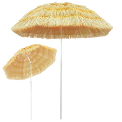 Umbrelă de plajă - natural - 180 cm - stil hawaiian