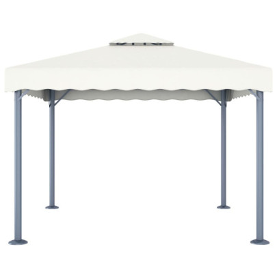 Pavilion - crem - 300 x 300 cm - aluminiu