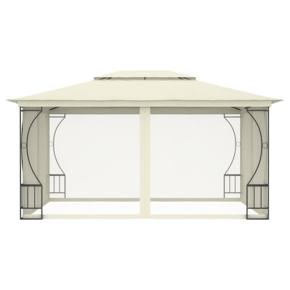 Pavilion cu plase - crem - 300 x 400 x 265 cm