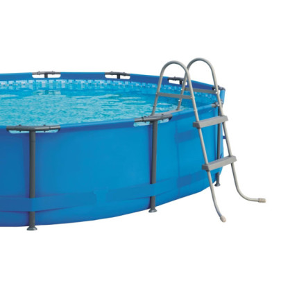 Scară piscină cu 2 trepte - 84 cm - 58430