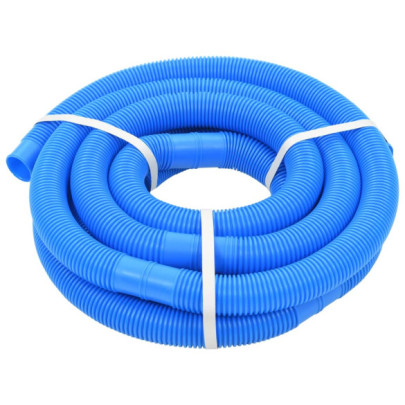 Furtun de piscină cu cleme - albastru - 38 mm - 6 m