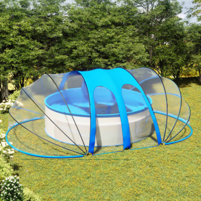 Cupolă pentru piscină - 620x410x205 cm - oval