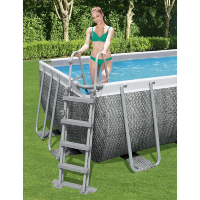 Scară de siguranță piscină cu 4 trepte Flowclear - 122 cm