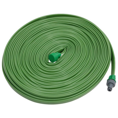 Furtun pentru stropit cu 3 tuburi - verde - 15 m - PVC