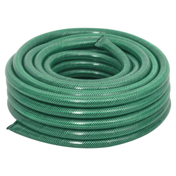 Furtun de grădină cu set de racorduri - verde - 0,9" - 10 m - PVC