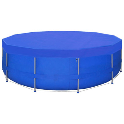 Prelate piscină - 2 buc - PE rotundă - 460 cm - 90 g/m²