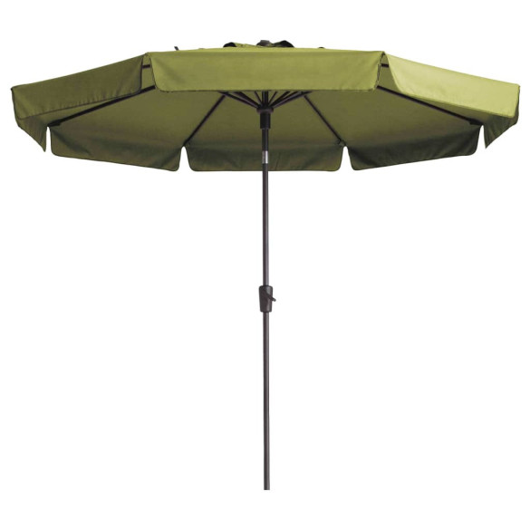 Umbrelă de soare Flores Luxe - verde salvie - 300 cm - rotundă