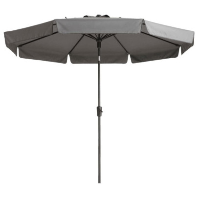 Umbrelă de soare Flores Luxe - gri deschis - 300 cm - rotundă