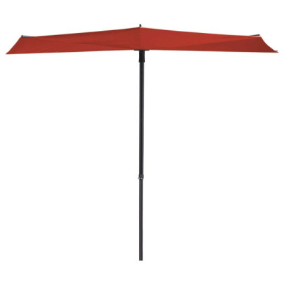 Umbrelă de soare balcon Sun Wave - roșu cărămiziu - 270x150 cm