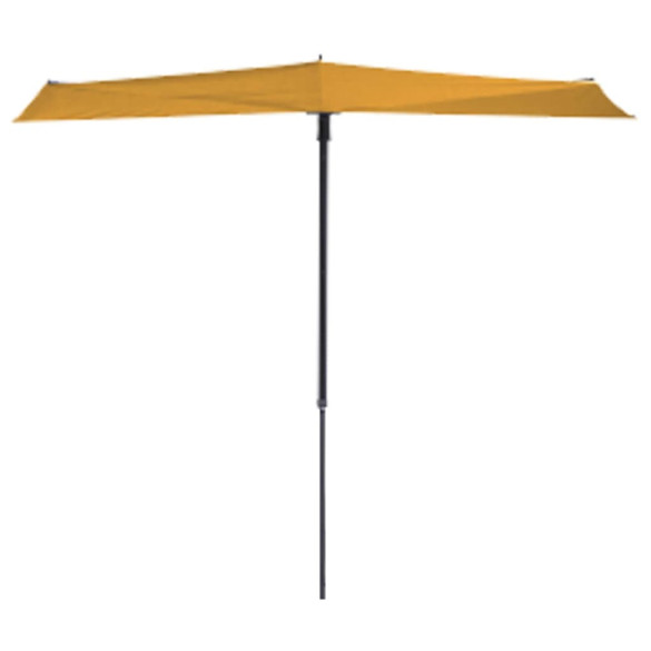 Umbrelă de soare balcon Sun Wave - galben auriu - 270x150 cm