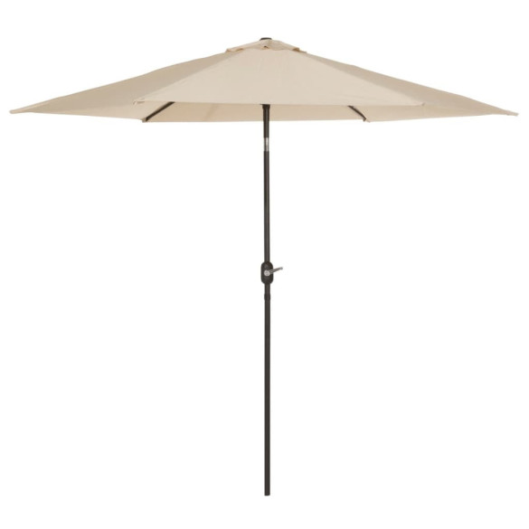 Umbrelă de soare Tenerife - ecru - 300 cm - rotundă